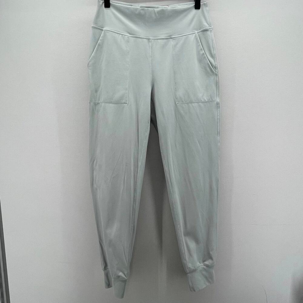 SAVVI Pale‎ Mint Green High Rise Relaxed Fit Noor Joggers